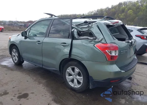 2016 Subaru Forester 2.5I Premium z USA, uszkodzony, nr VIN JF2SJAFC2GH437864